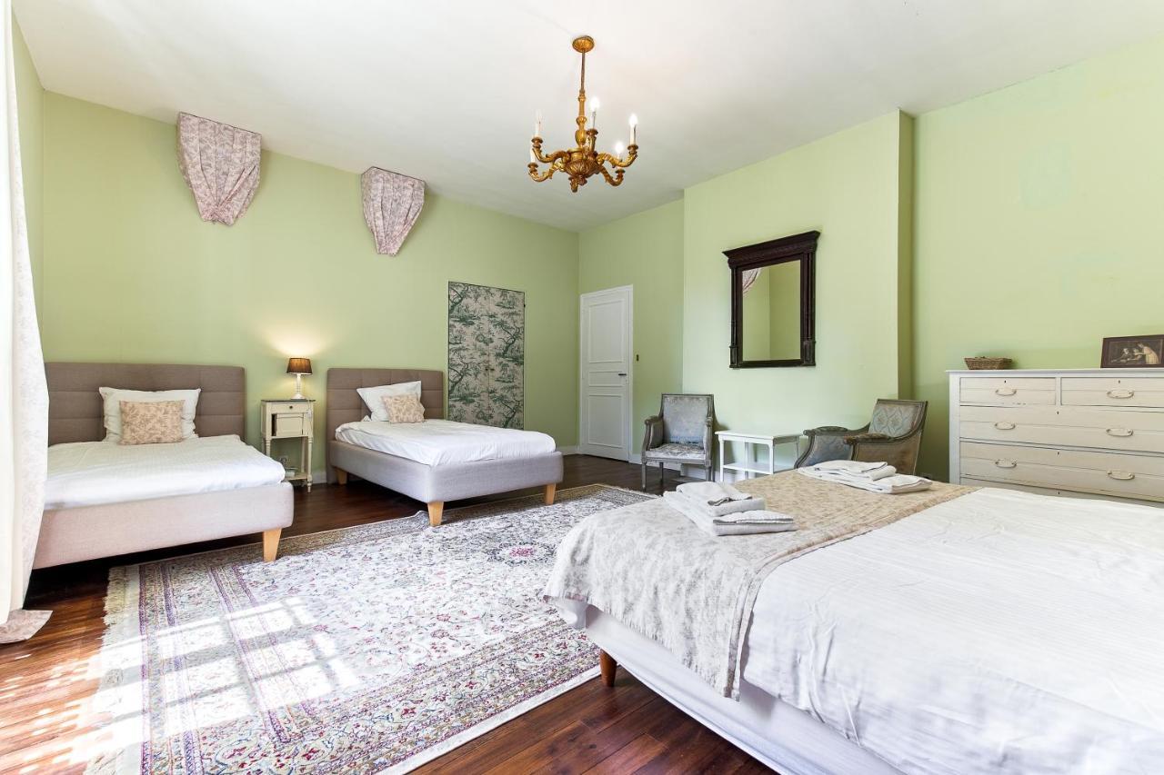 Apartment In A 17Th Century Manoir - Chateau Isle Marie Picauville Extérieur photo