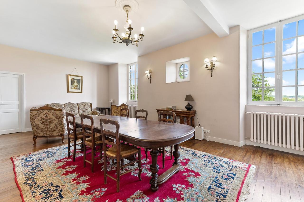 Apartment In A 17Th Century Manoir - Chateau Isle Marie Picauville Extérieur photo